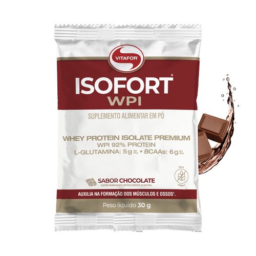 Isofort - sachê unitário 30g chocolate - Vitafor