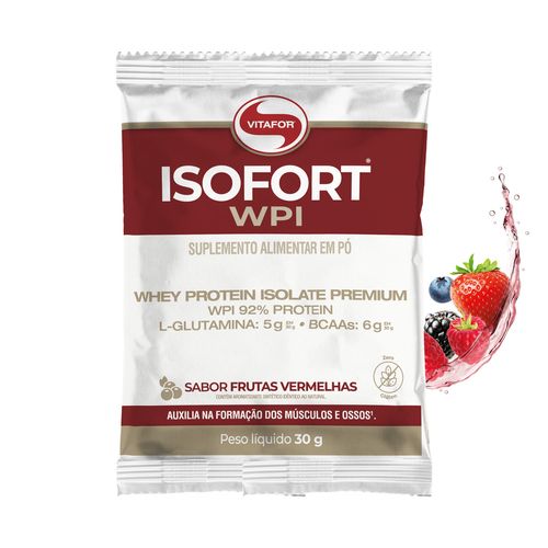 Isofort - sachê unitário 30g Frutas Vermelhas - Vitafor