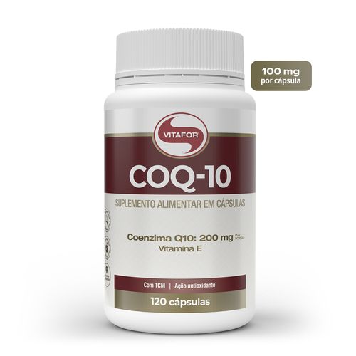 Coenzima Q10 - 120 cap (200mg p/ porção) - Vitafor