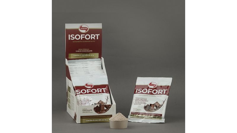 Isofort - 15 sachês 30g chocolate - Vitafor