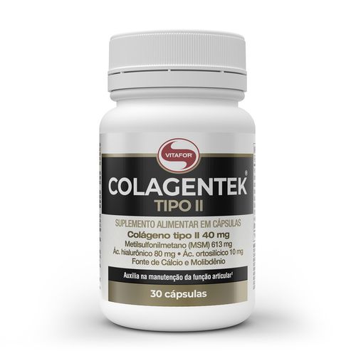 Colagentek tipo II - 30 cap - Vitafor