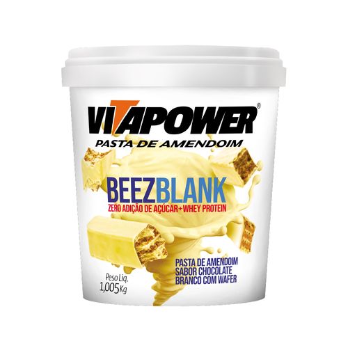 Pasta de Amendoim Gourmet BeezBlank 450g - Vitapower