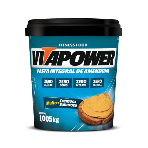 Pasta de Amendoim Integral Tradicional 1.005g - Vitapower