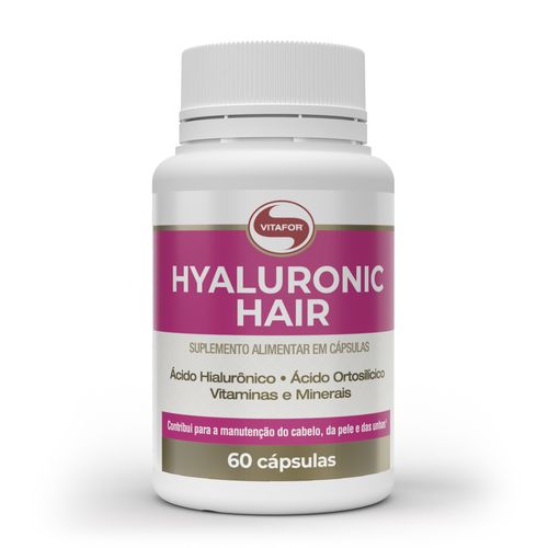 Hyaluronic Hair -  60 Cap de 500mg - Vitafor