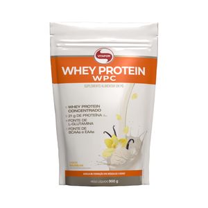Whey Protein WPC  -Pouch 900g  Baunilha - Vitafor