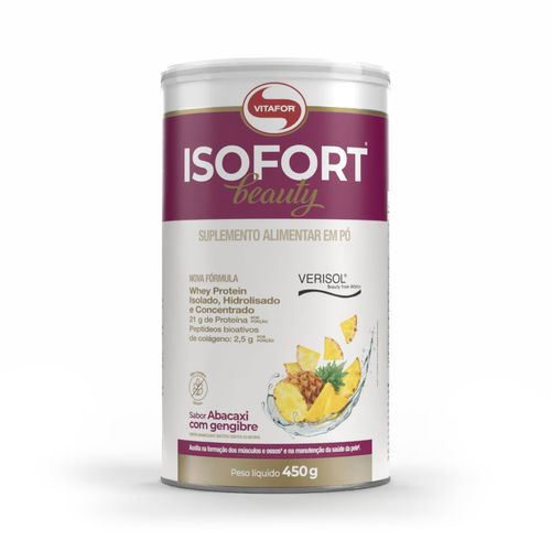Isofort Beauty - 450g abacaxi com gengibre