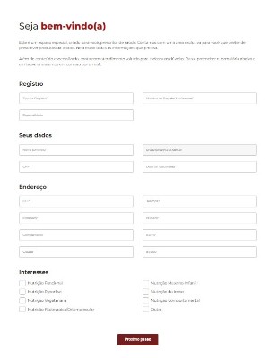 Tela Login Vitafor 2
